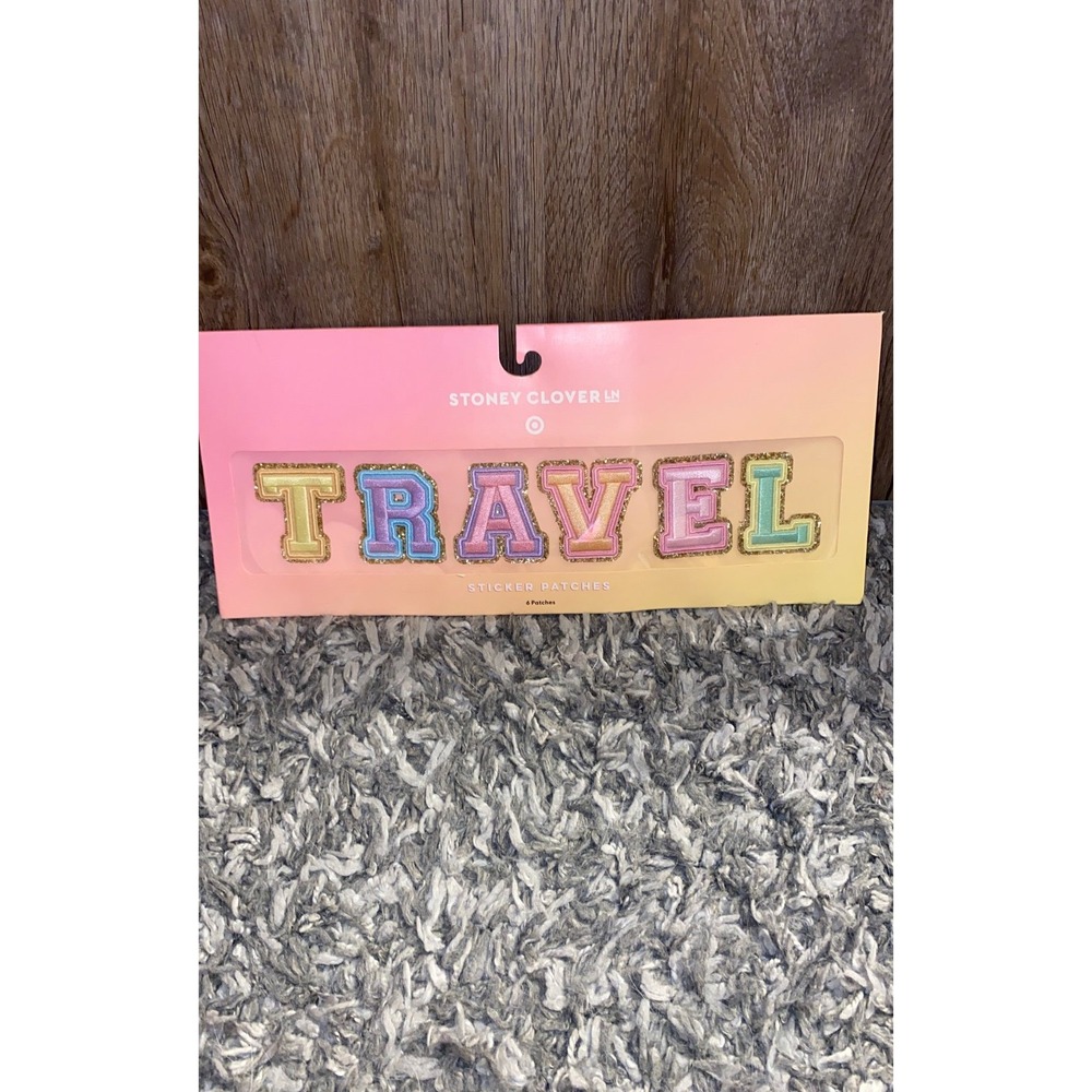 Stoney Clover "TRAVEL" Sticker Patches